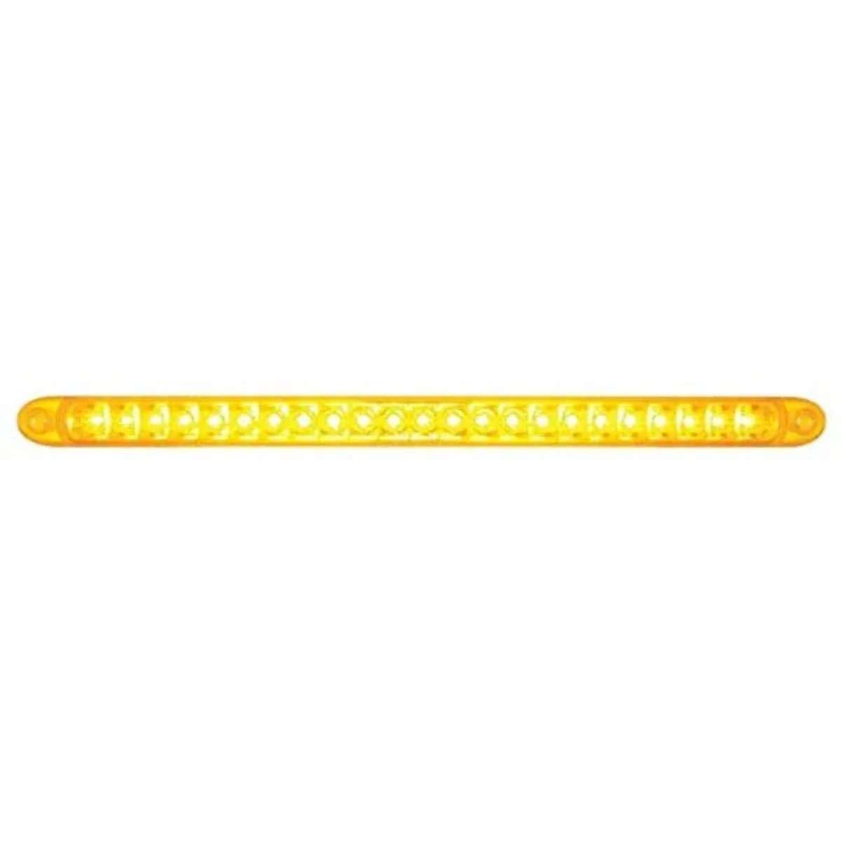 23 SMD LED 17 1/4" Reflector Turn Signal Light Bar Only - Amber LED/Amber Lens