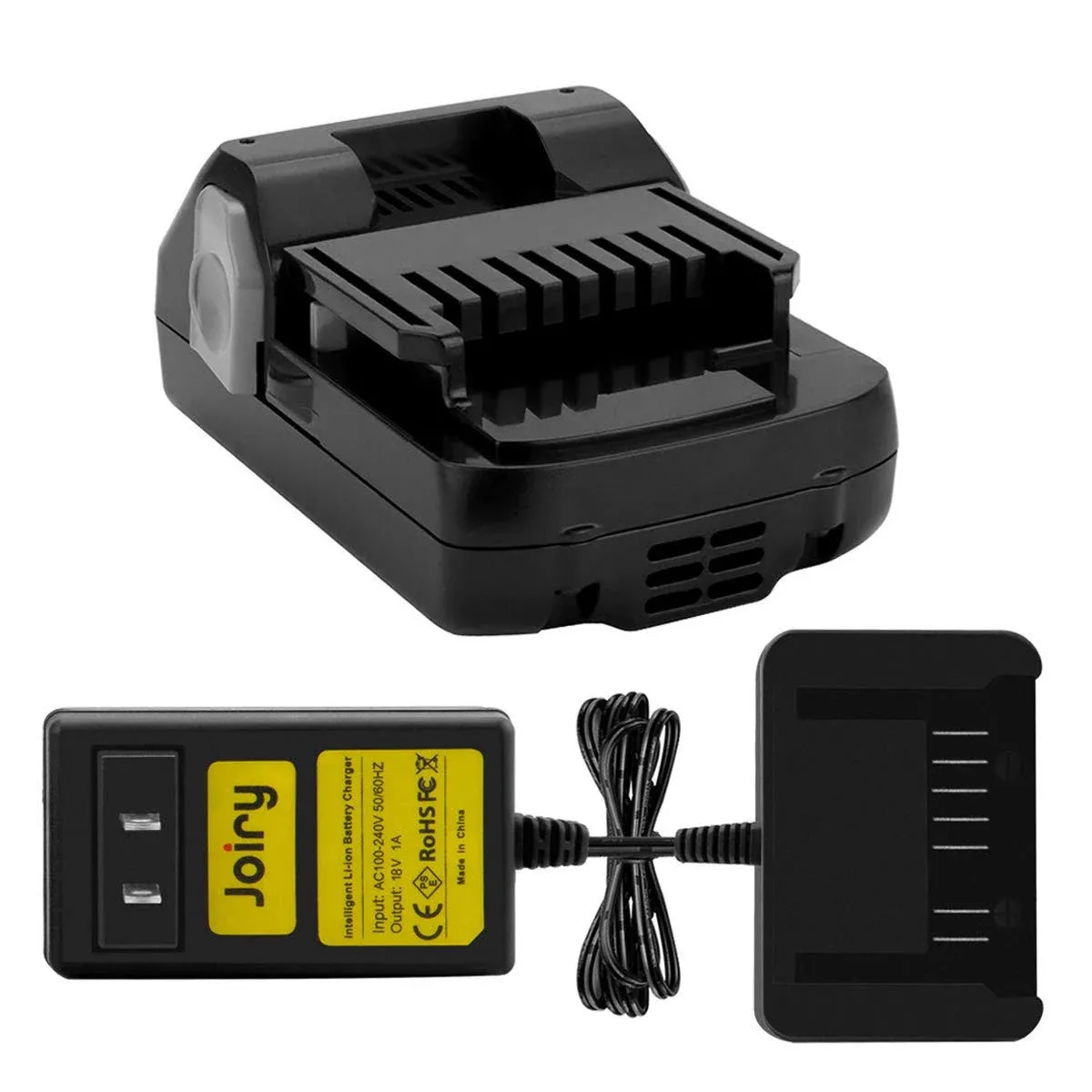 18V 3Ah Lithium Ion Battery and Charger for Hitachi 330139 330557 339782 Slid...