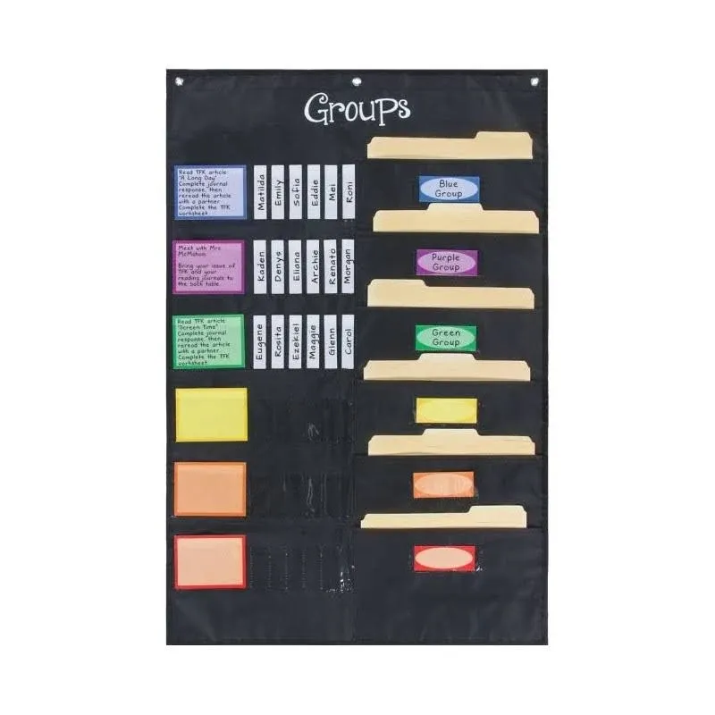 Small Group Management Pocket Chart™ - 1 Pocket Chart Set