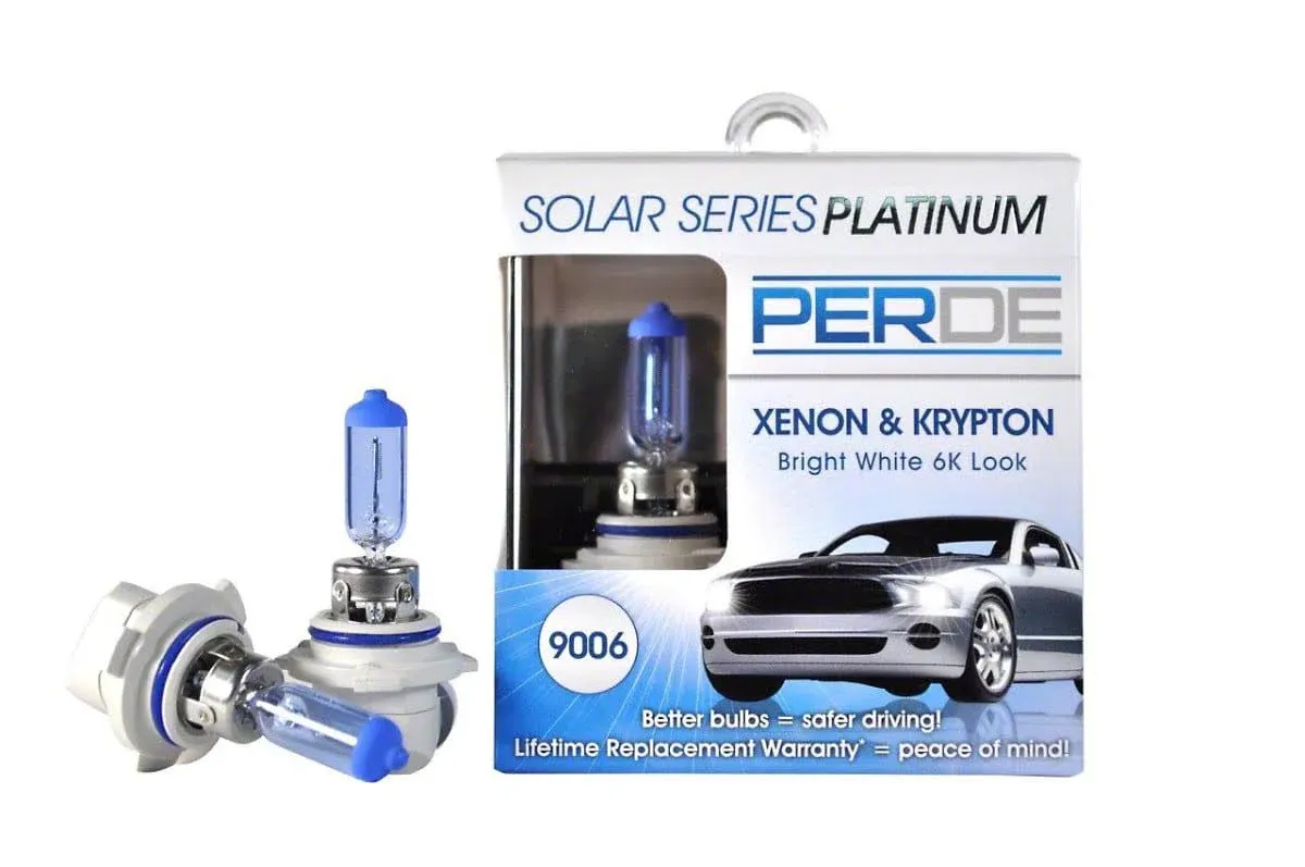 Perde Solar Series Platinum Xenon-Enhanced Halogen Fog Light Bulbs; 9006 (03-09 4Runner)