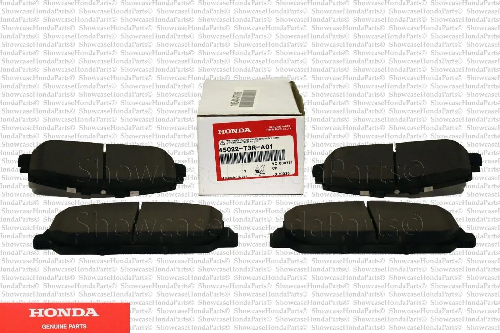 Genuine Honda OEM Front Brake Pad Kit Fits: 2016-2017 Accord (Grease,Pads,S<wbr/>hims)