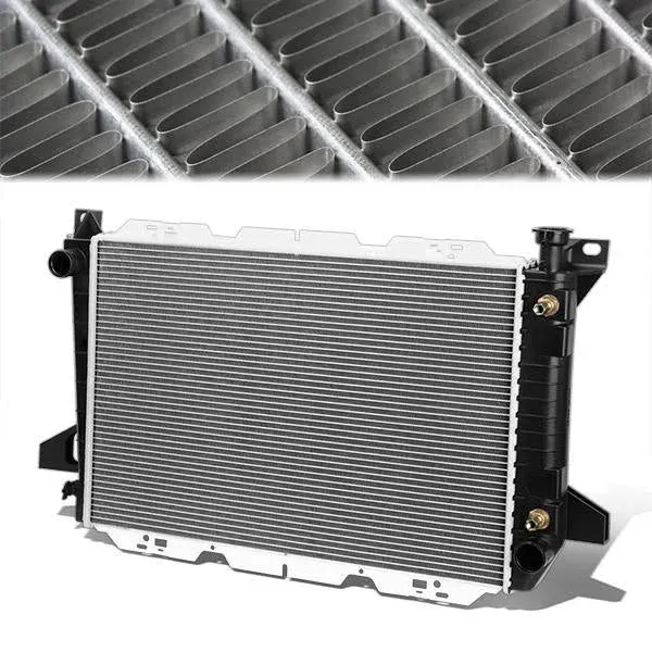 Auto Dynasty DPI 1452 1-Row Cooling Radiator Compatible with Ford F150 F250 F350 Bronco 4.9L AT/MT 85-96, Aluminum Core Factory Style