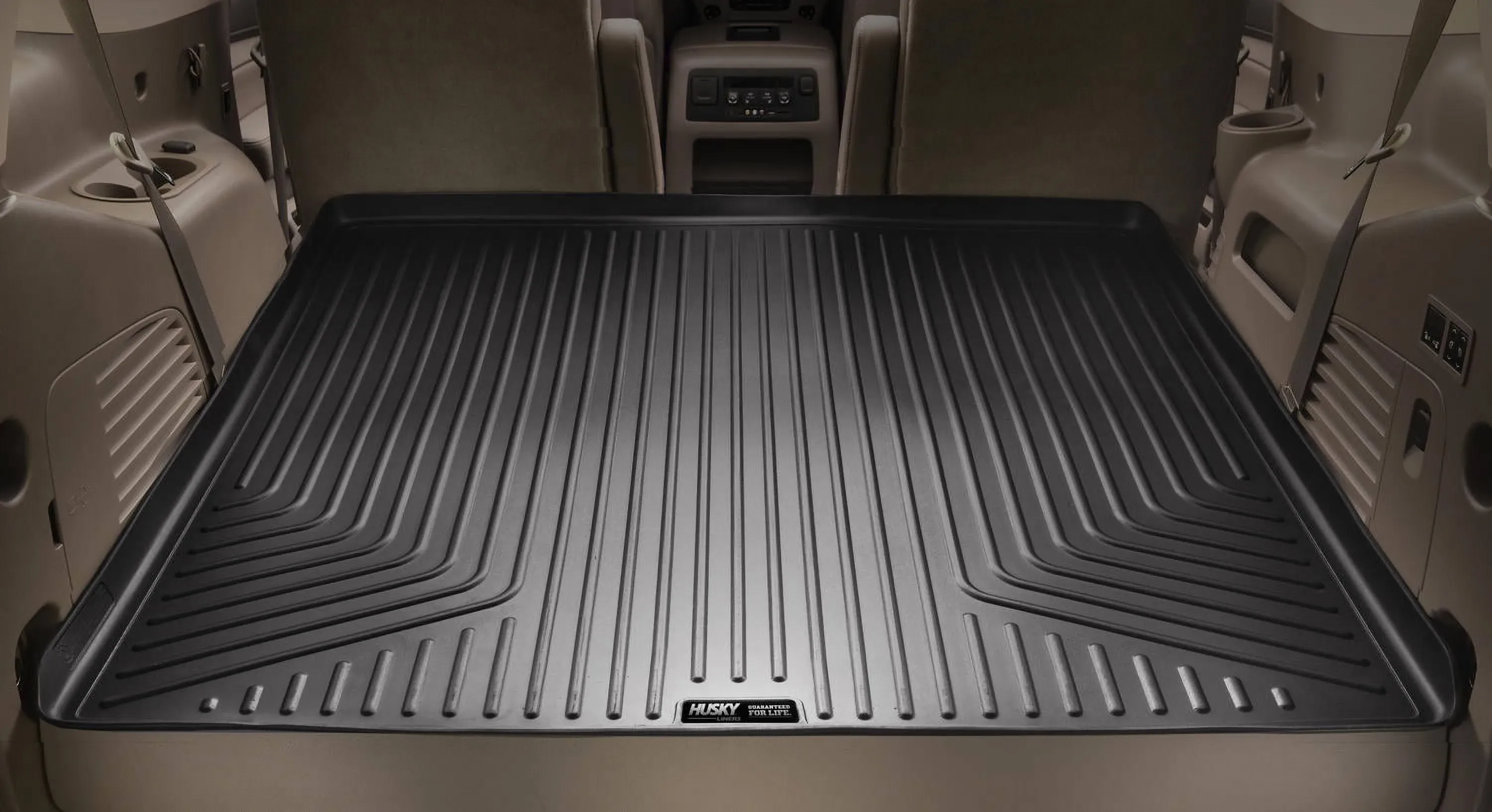 Husky Liners — Weatherbeater | Fits 2016 - 2022 Mazda CX - 9 - Cargo Liner - Black | 25611