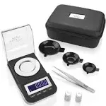 Smart Weigh High Precision Milligram Digital Scale, 50 x 0.01g Black