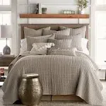 Levtex Home - Mills Waffle - King/Cal King Quilt Set - Taupe Cotton Waffle - Quilt Size (106 x 92in.), Sham Size (36 x 20in.)