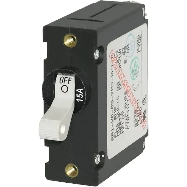 Blue Sea 7210 AC/DC Single Pole Magnetic World Circuit Breaker - 15AMP 7210