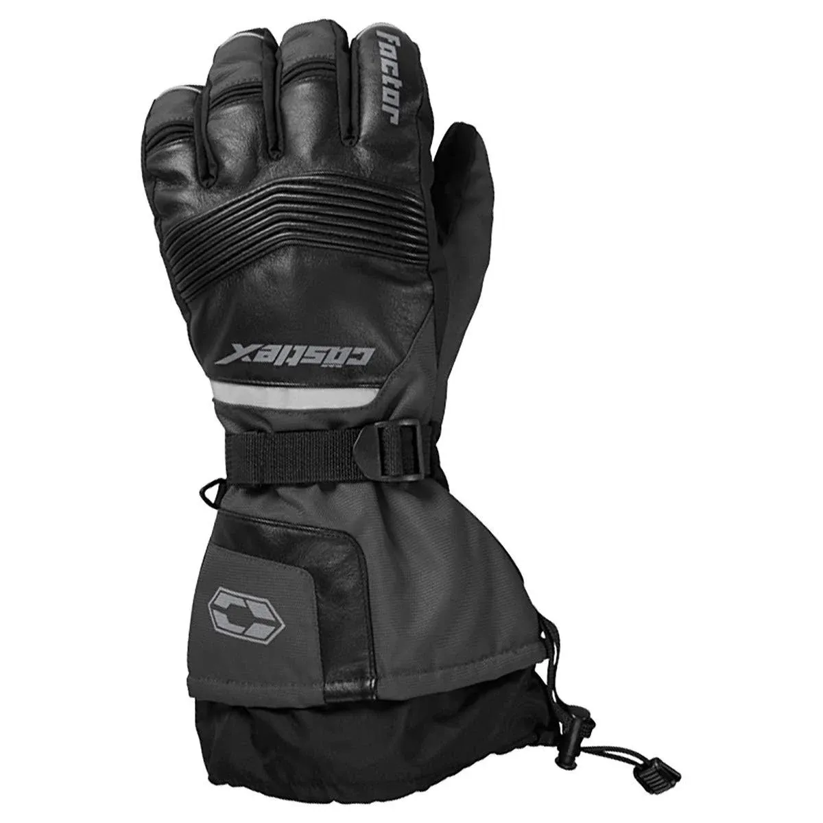 Castle X Dark Gray Factor Gloves ( Adult XL ) 74-5468