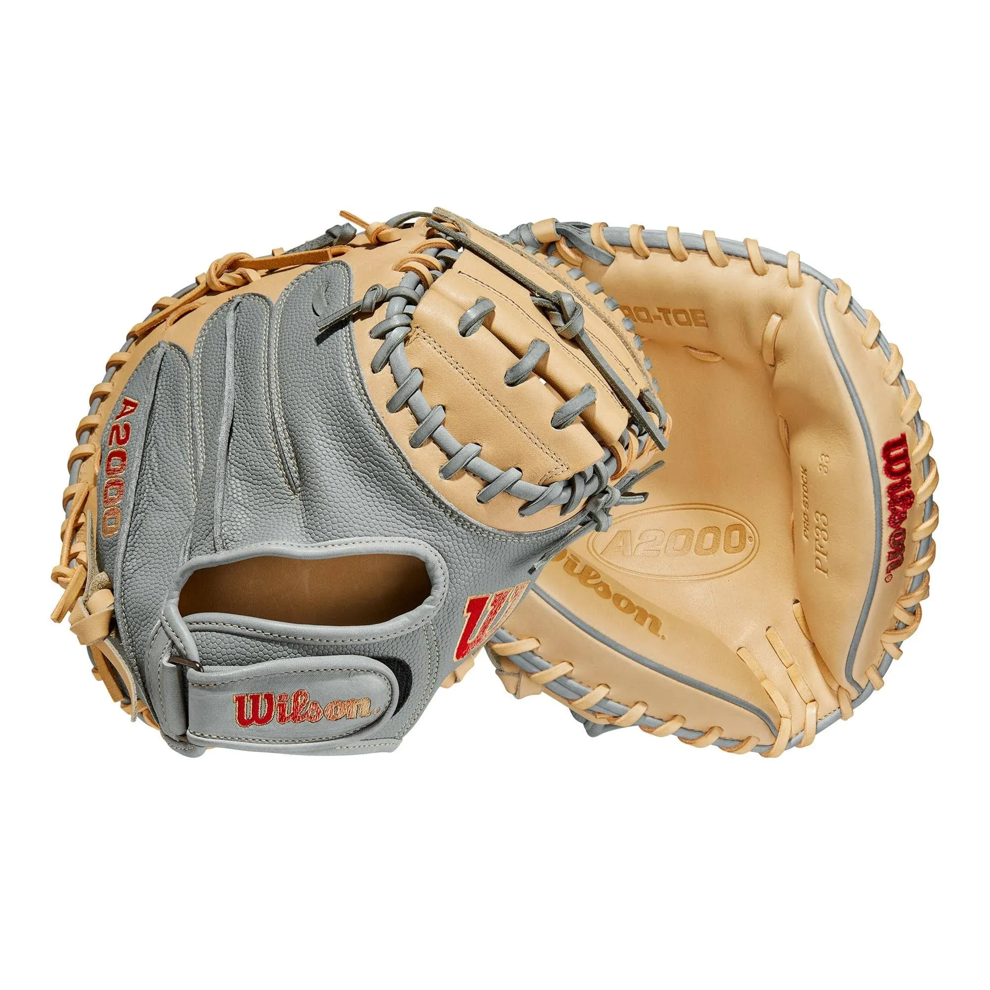 Wilson 2023 A2000 PF33SS 33" Catcher's Mitt: WBW10098433