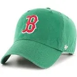 '47 Brand Boston Red Sox Clean Up Hat - Kelly Green