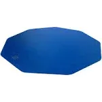 Floortex 9Mat Polycarbonate 9-Sided Blue Chair Mat for Hard Floors - 38" x 39"