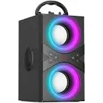 Bluetooth Speakers, 40W(Peak) Wireless Party Speaker with TWS, Beat-Driven Li...