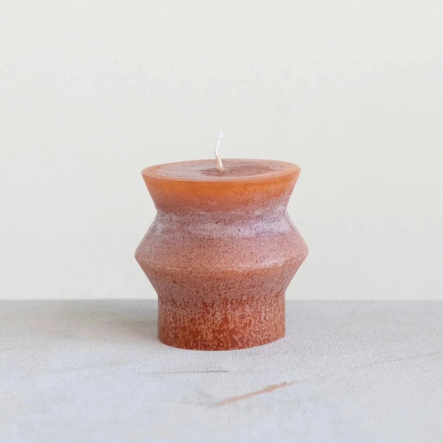 Unscented Totem Pillar, Orange Small