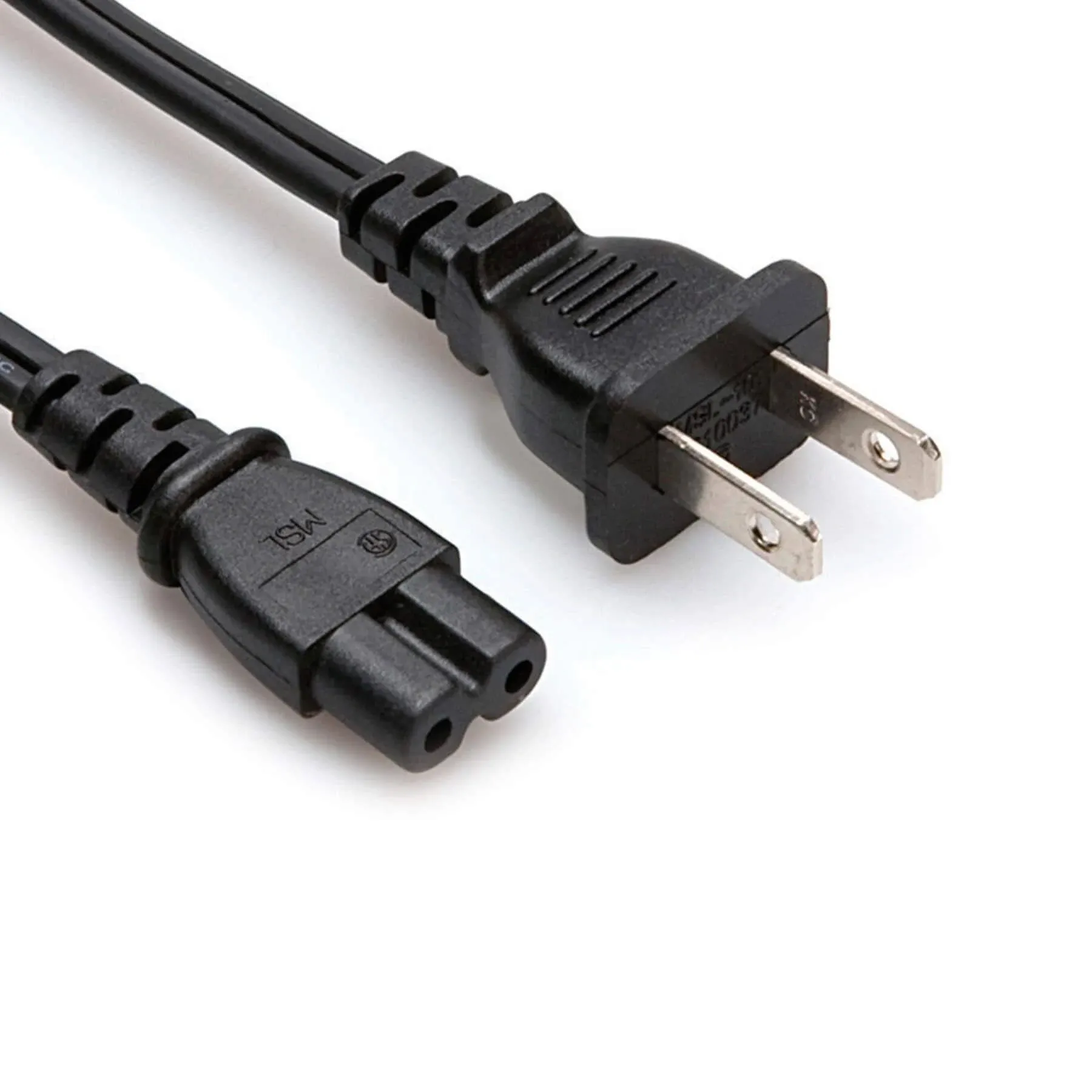 Hosa PWP-426 8ft NEMA 1-15P to IEC C7 Power Cord