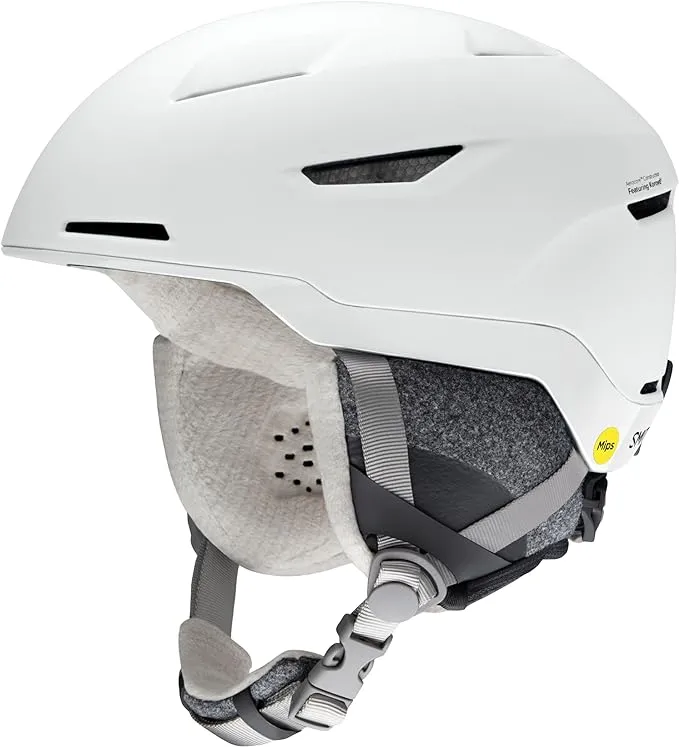 Smith Vida Snow Helmet (Matte Satin White, Large)