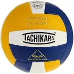 Tachikara SV5WS Sensi-Tec Composite Volleyball, Gold/White/Royal