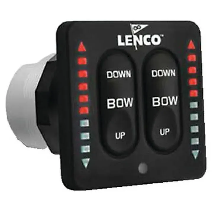 Lenco LED Indicator Two-Piece Tactile Switch Kit w/Pigtail f/Dual Actuator Systems