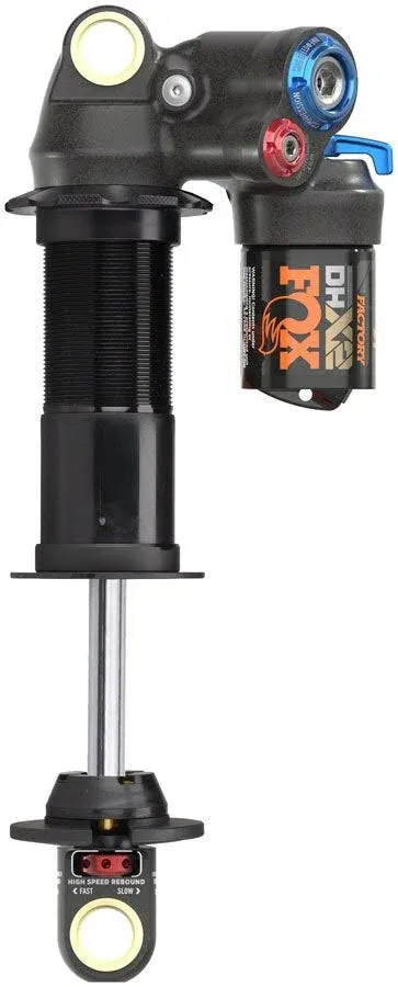 FOX DHX2 Factory Rear Shock - Standard, 7.875 x 2", 2-Position Lever, Hard Chrome Coat