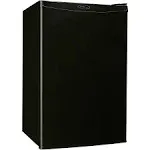 Danby DAR044A4BDD Designer 4.4 Cu. Ft. Black Solid Door Reach-In Refrigerator