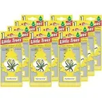 Little Trees Car Air Freshener Hanging Paper Tree for Home or Car Vanillaroma 12 Pack