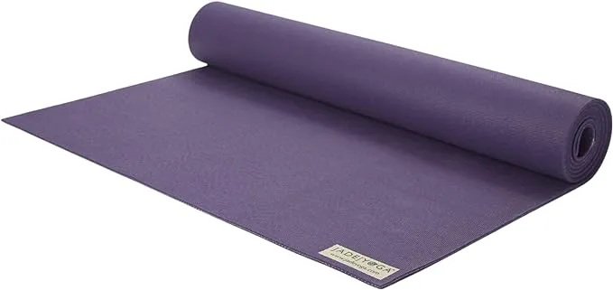 JadeYoga Harmony Yoga Mat - Durable & Thick Gym Fitness Mat, Non-Slip Natural Rubber Yoga Mat - Home Exercise & Stretching Mat, Workout Mat - Yoga, Pilates & Meditation for Women & Men