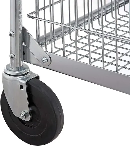 Global Industrial Standard Mail/Office File Cart, 200 Lb. Capacity