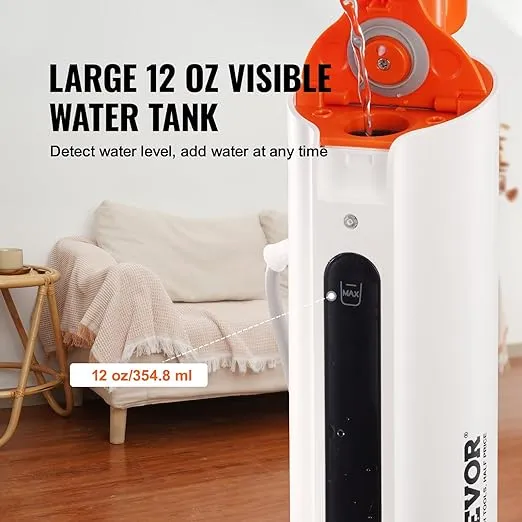 VEVOR Steam Mop, Floor Steamer, Steam Mop for Hardwood Floors, Floor Steam Cleaner for Ceramic, Granite, Marble, Linoleum, Natural Floor Mop with 2 pcs Machine Washable Pads and A Water Tank