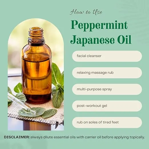 16 fl oz - Peppermint Essential Oil 100% Pure, Uncut, 16 fl oz - GreenHealth