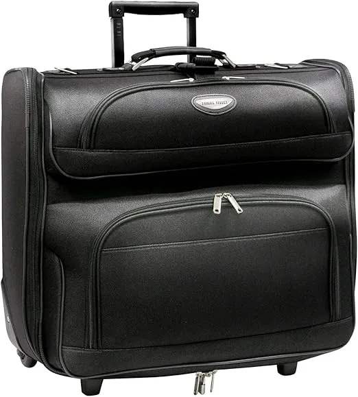 Travel Select Amsterdam Business Rolling Garment Bag, Black, One Size