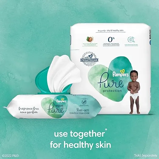pampers Pure Protection Diaper Size 5 19 ct Old