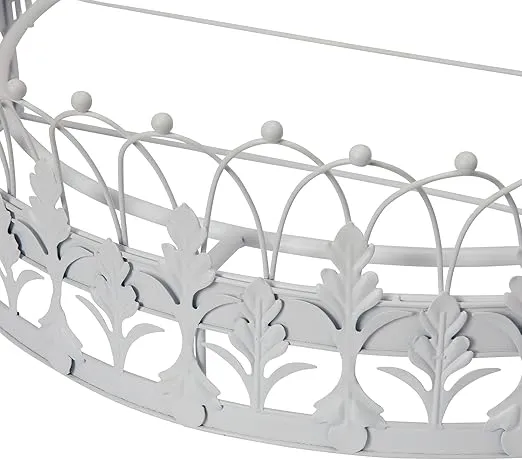 Creative Co-Op Decorative Metal Curtain or Canopy Crown