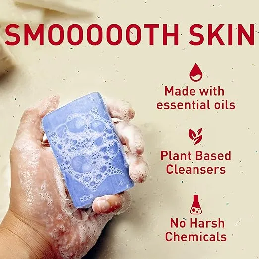 Old Spice Men's Bar Soap, Seas The Day Eucalyptus and Coconut Cream Scent, 10x More Moisturizers for Smooth Skin with Mild Exfoliators & Plant Based Cleansers, 5.0 oz