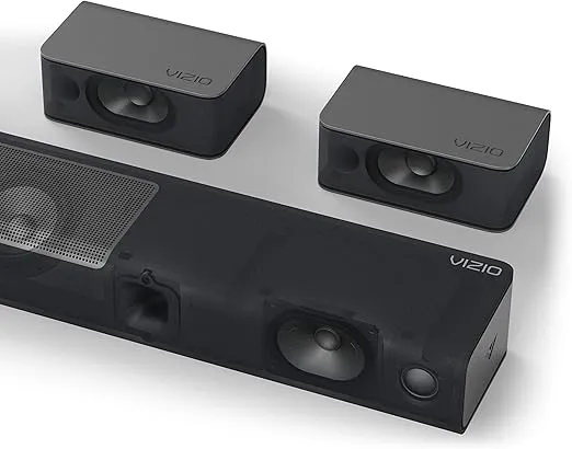 VIZIO M-Series 5.1.2 Immersive Sound Bar with Dolby Atmos, DTS:X, Bluetooth, Wireless Subwoofer, Voice Assistant Compatible, Includes Remote Control - M512a-H6