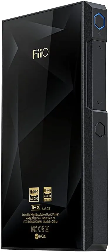 FiiO M11Plus Portable Android MP3/MP4 Player - High Resolution Audio, Bluetooth 5.0, DSD Lossless, 1000hrs Standby - For Home/Car Audio