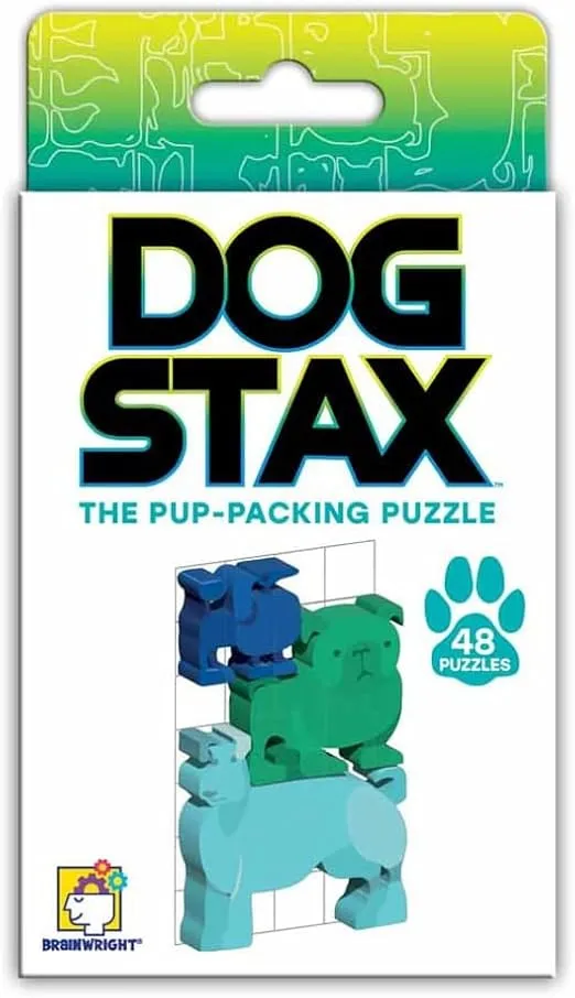 Brainwright - Dog STAX - The Pup-Packing Puzzle - 48 Pieces