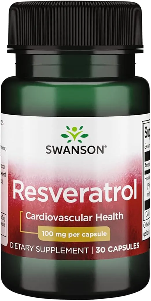 Swanson Resveratrol 100 100 Milligrams 30 Capsules