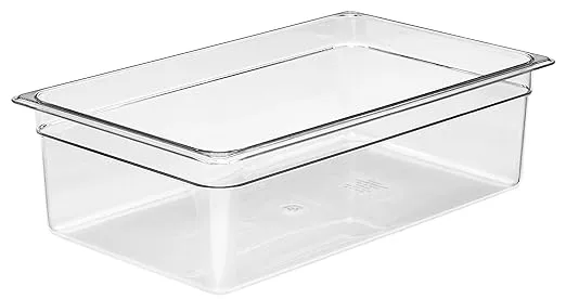 Cambro Camwear 16CW135 Food Pan, 1/1 by 6-Inch, Clear, 1/1 by 6"