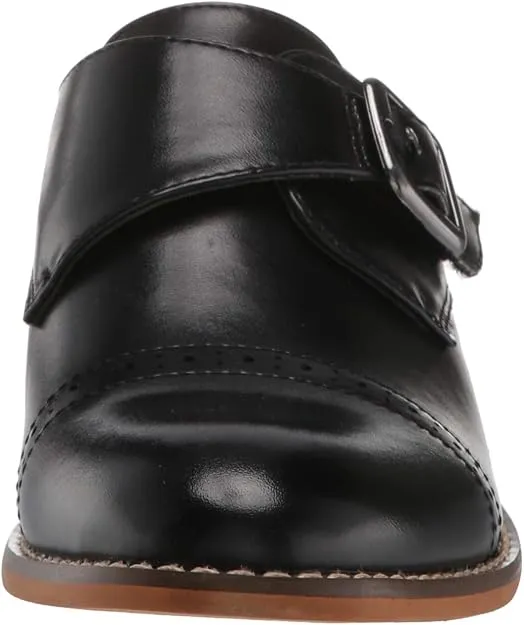 STACY ADAMS Boy's Desmond Cap-Toe Monk Strap Loafer