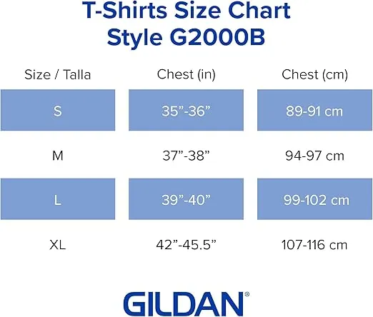 Gildan Youth Ultra Cotton T-Shirt, Style G2000B, Multipack