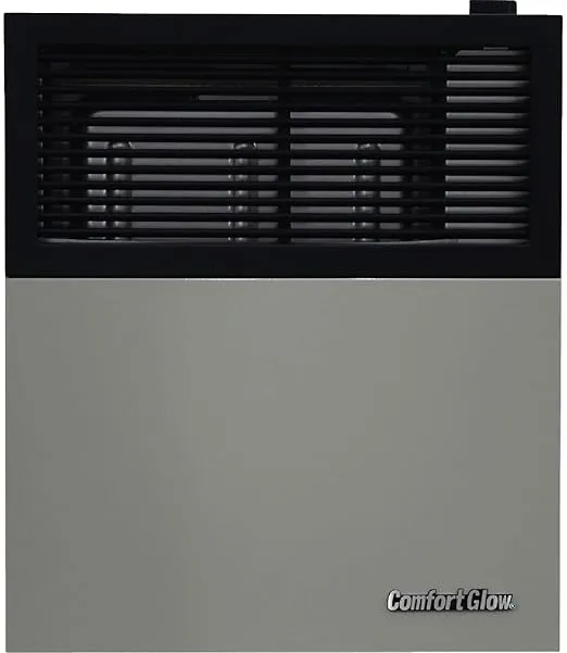Comfort Glow 11,000 BTU Direct Vent Liquid Propane Gas Wall Heater, Medium, Gray