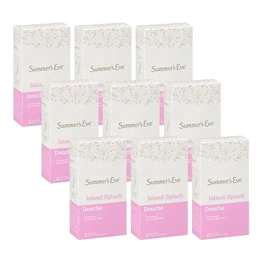Summer's Eve Douche, Island Splash, 2 Units, 4.5 oz Each (Pack of 9)