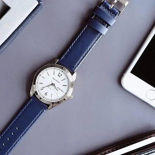 Barton Quick Release - Top Grain Leather Watch Band Strap - Choice of Width - 16mm, 18mm, 19mm, 20mm, 21mm 22mm, 23mm or 24mm