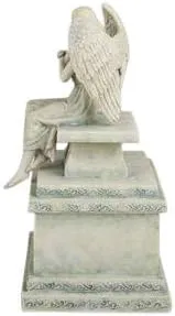 Perfect Memorials Small Custom Engraved Hold My Heart Angel Cremation Urn (45 Cu/in) - Special Urn Keepsake for Adult Human Ashes/Personal Plaque/Display at Home/Beautiful Tribute for Your Loved One