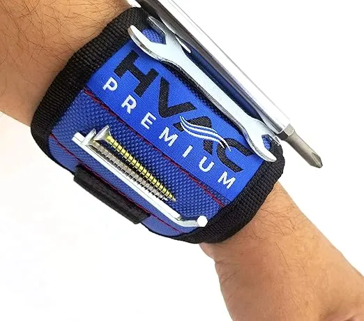 Vastar Magnetic Wristband - Powerful Magnets for Holding Screws, Nails, Bolts, Drill Bits, Fasteners, Scissors, and Other Small Tools - Your Third Hand At Work