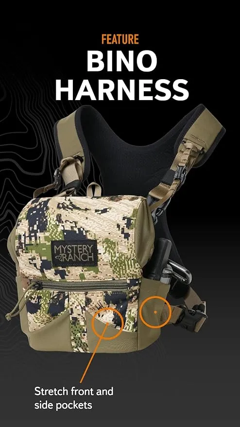 Mystery Ranch Bino Harness 10x Binocular Chest Harness Carrier - Foliage