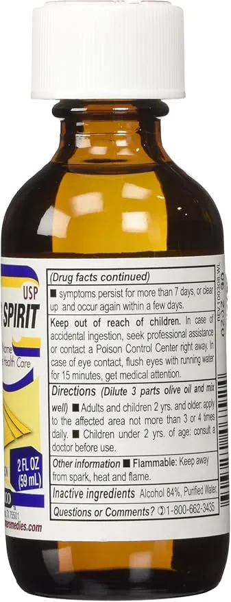 Humco - 2432 Camphor Spirit, 2 Fluid Ounce