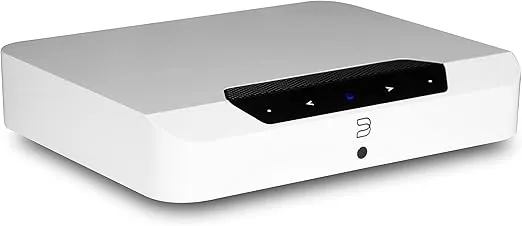 Bluesound POWERNODE Edge Compact Wireless Multi-Room High Resolution Music Streaming Amplifier - White