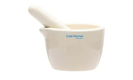 Cole-Parmer - AO-63100-61 Mortar and Pestle Set, Porcelain, 50 mL