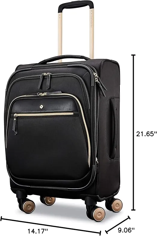 Samsonite Women's Mobile Office, Black, Expandable 19-inch Spinner