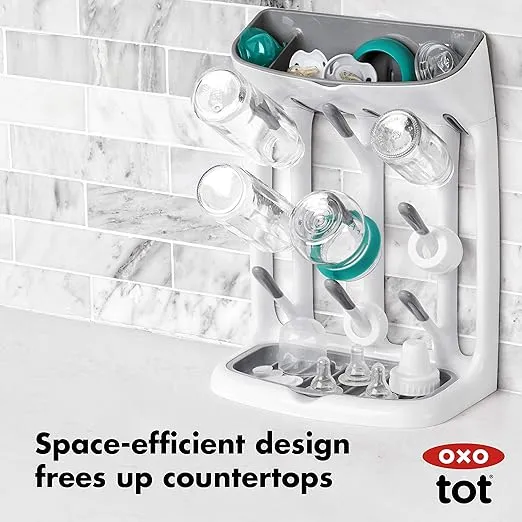 OXO Plastic Tot Space Saving Drying Rack For Kitchen