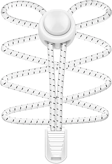 UpUGo Elastic Shoe Laces, No Tie Shoe Laces Tieless for Kids, Adults, Elderly, One Size Fit All
